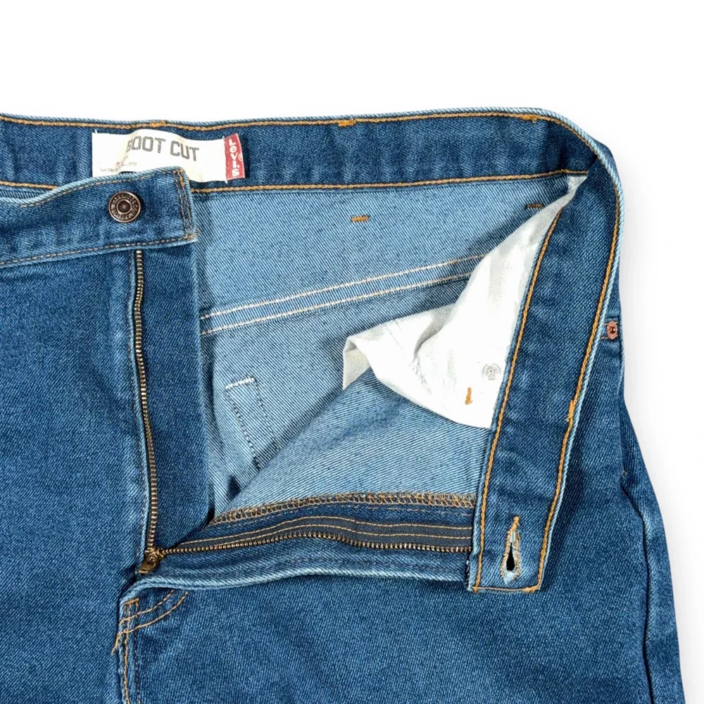 Vintage Levis Jeans Mens 36x29 Blue 517 Bootcut Dark Wash Denim Cotton Poly Y2K
